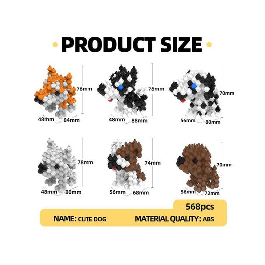 Cute Dog Building Block Sets